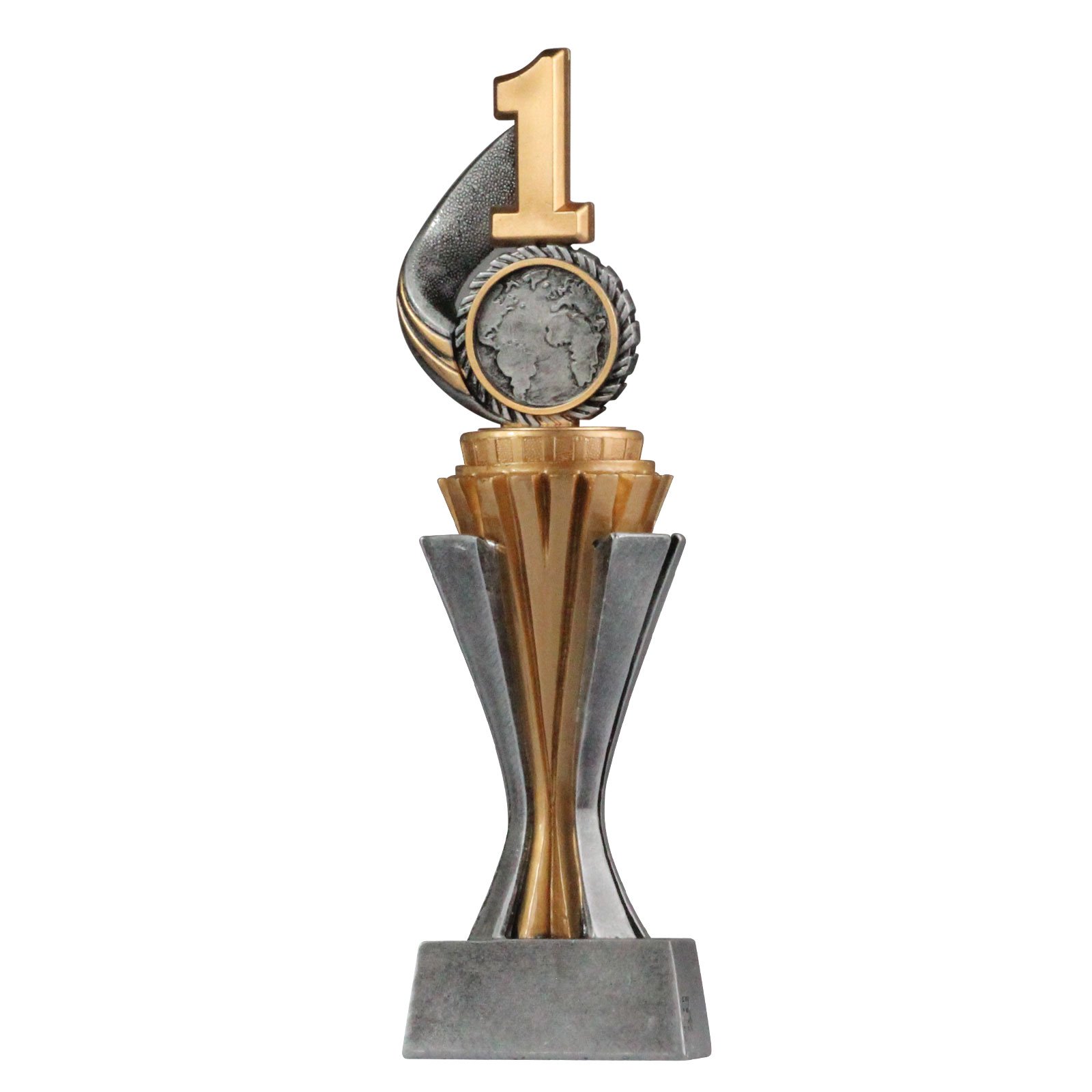 Pokalset Trophäen Zahl/Platz 1,2,3" mit Gravur 3 Stück Größe S, M und L