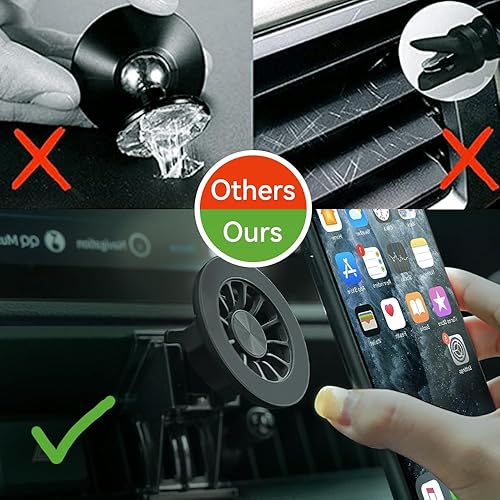 Miniatura 9 de Beerte Se adapta a Magsafe Soporte de coche para Honda CRV CR-V 2023 2024 20 imanes fuertes Soporte magnético para teléfono para iPhone 15 14 13 12