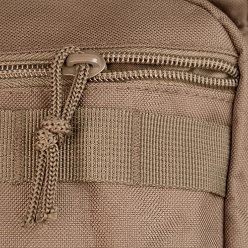 Foto von Mil-Tec One Strap Assault Pack (S) • Sling Bag mit MOLLE-System • Taktische Molle Tasche • Militär Rucksack • Kompakte Crossbody Schultertasche für Wandern, Reisen, Alltag • Umhängetasche in Coyote