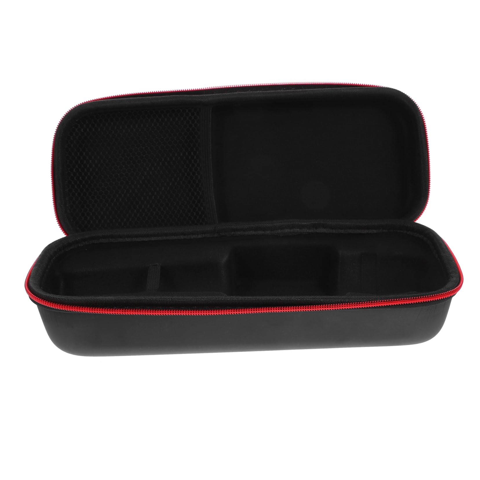 Toddmomy Thickened Leather Bag Hard Cover Carrying Case for Single Microphone Portable Shockproof Storage