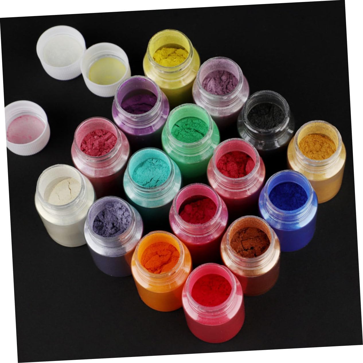 Colors Pearlescent Pigment Soap Colorant Making DIY Art Craft Powder Bath Bomb Powder for Boys and Girls