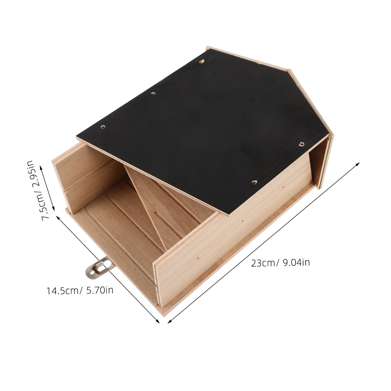 Casetta Per Pipistrelli In Legno - Rifugio Esterno Antizanzare, Per Giardino O Balcone - Foto 3