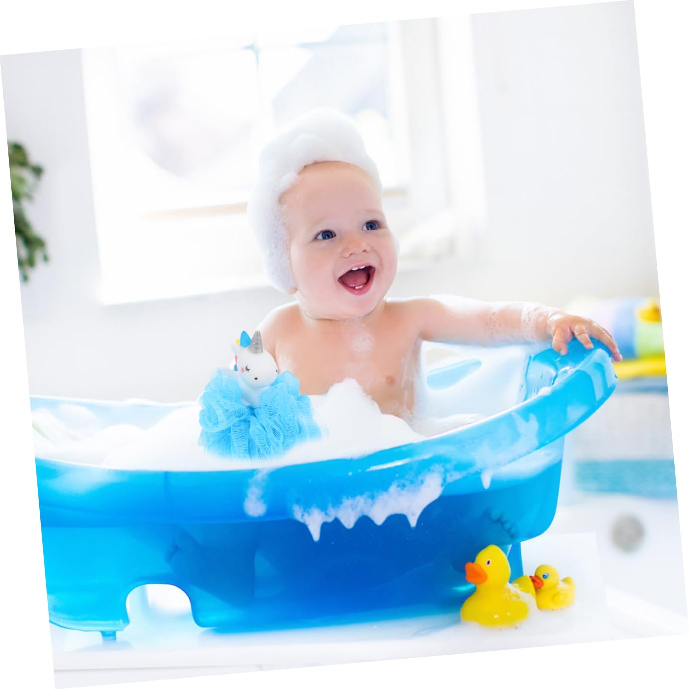 POPETPOP 6 Piezas Bola De Baño Unicornio Animales Esponja Vegetal Niños Depuradores Corporales Para Usar En La Ducha Esponja De Malla De Polivinilo Cuerpo Perder Bola De Burbujas