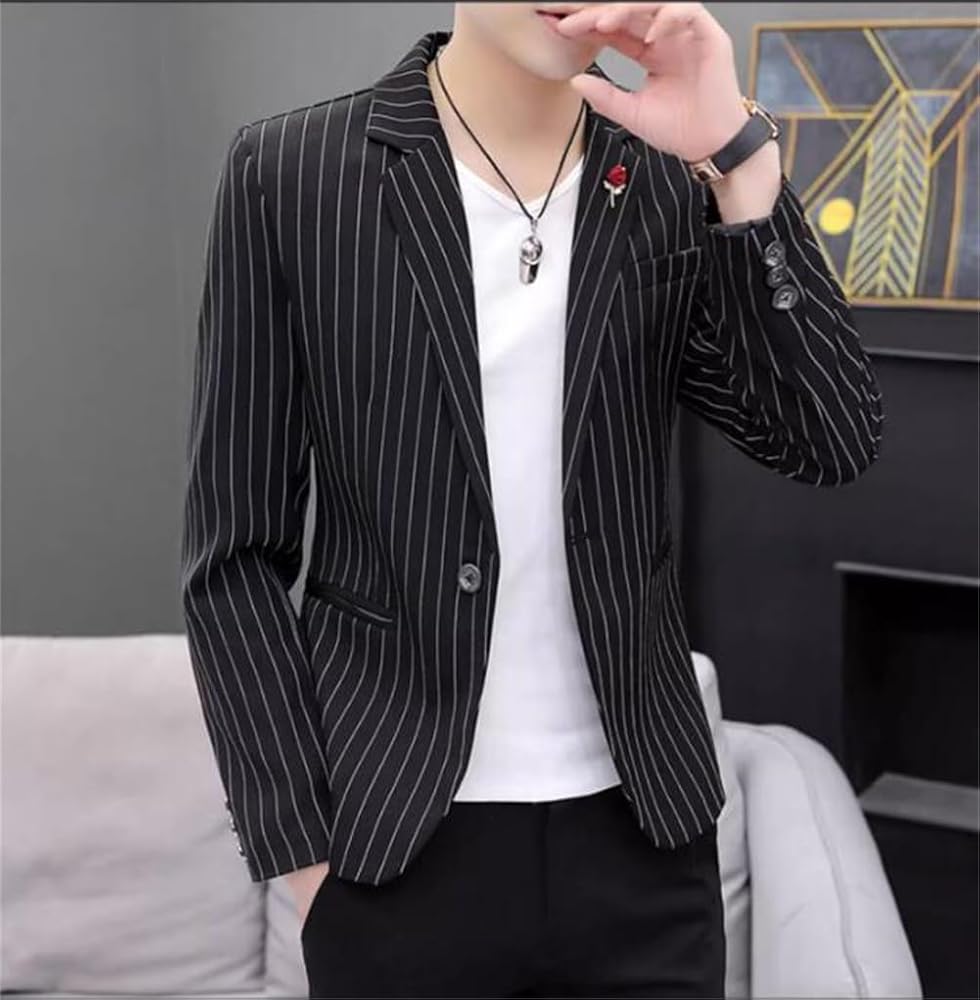 XL相当 ヒューゴボス テーラードジャケット ストライプ 背抜き 白 メンズ ホワイト（白）系 Hugo Boss(ヒューゴボス) テーラード