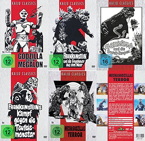 Godzilla Collection – Kaiju Classics – Megalon + Frankenstein und die Ungeheuer aus dem Meer + und die Urweltraupen + Kampf geg