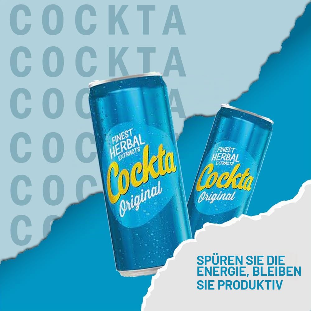 12 Cockta Legendärer Geschmack mit feinstem Kräuterextrakt Erfrischungsgetränk Pantry-Getränk Slowenischer Genuss für Ihre legendären Momente Perfekt für jeden Anlass (ORIGINAL, 0,33 l)
