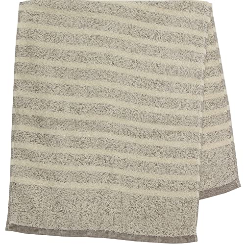 林 フェイスタオル ブラウン 約34×80cm 泉州タオル マーシフル FM201226 日本製