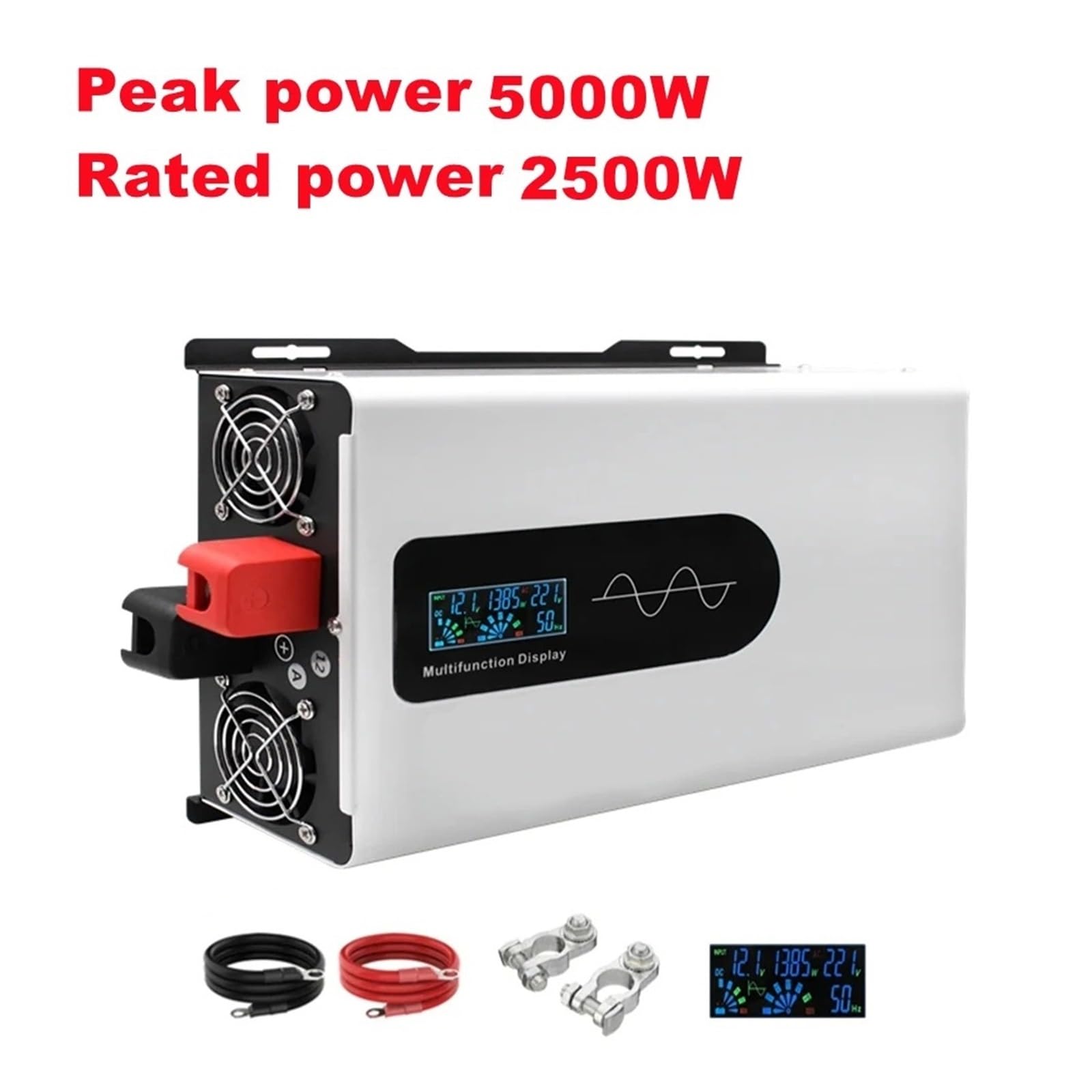 Inversor Onda Sinusoidal Pura 5000 W 8000 W 12 V 24 V 48 V 60 V A CA 220 V 110 V para Coche Solar Fuera Red Transformador(5000W,60V,110V 60HZ)