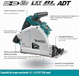 SCIE PLONGEANTE MAKITA 18 V LI-ION 165 MM (PRODUIT SEUL) -DSP600ZJ & Rail de guidage pour scie circulaire et plongeante 1000 mm - Makita 199140-0 - 4