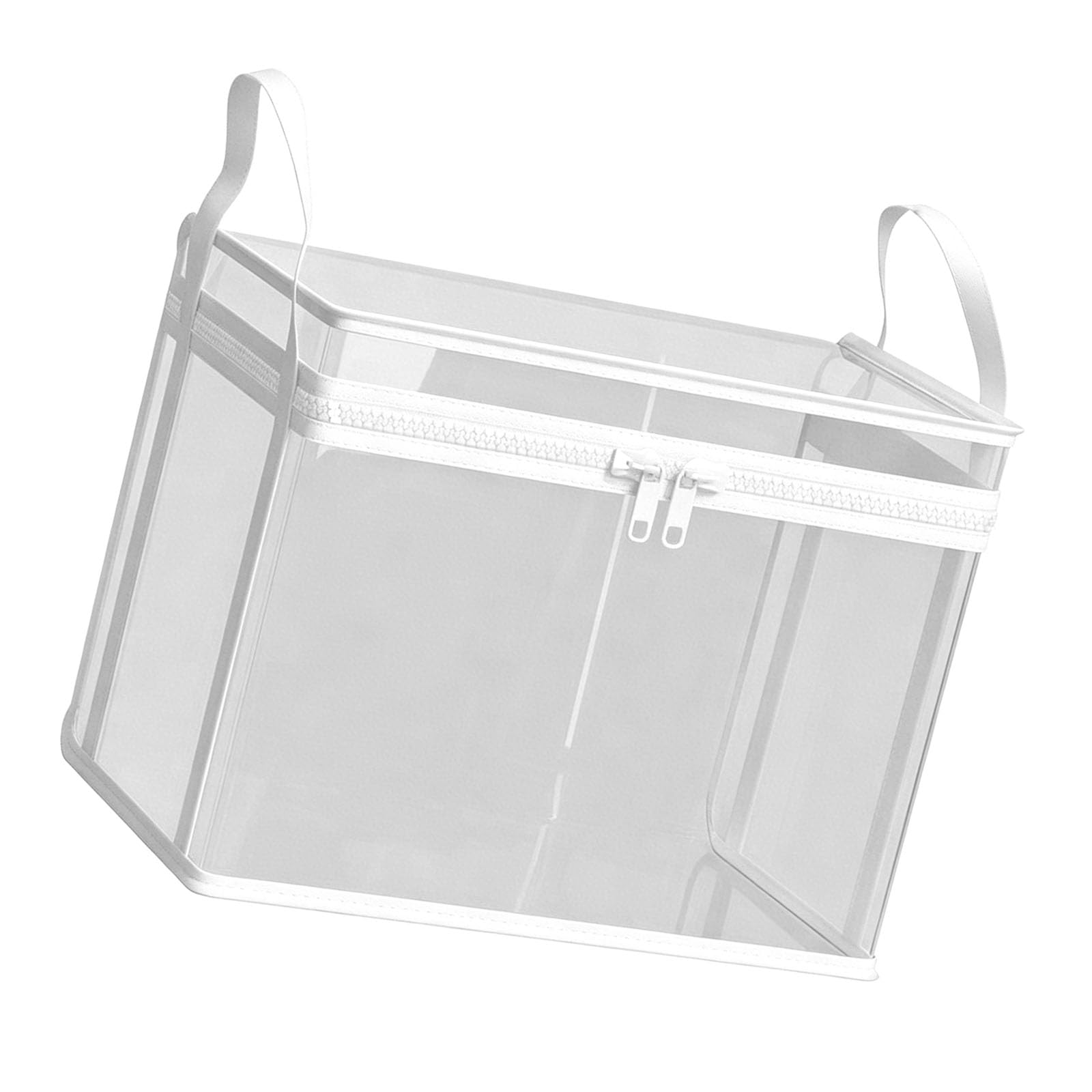 Limtula 3X Large See Through PVC Holding Cases with Handles for Easy Closet and Vehicle Storage Space Saving Storage