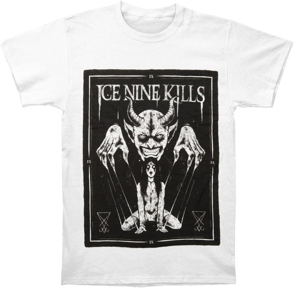 Ice Nine Kills Men's Communion of The Cursed T-Shirt White