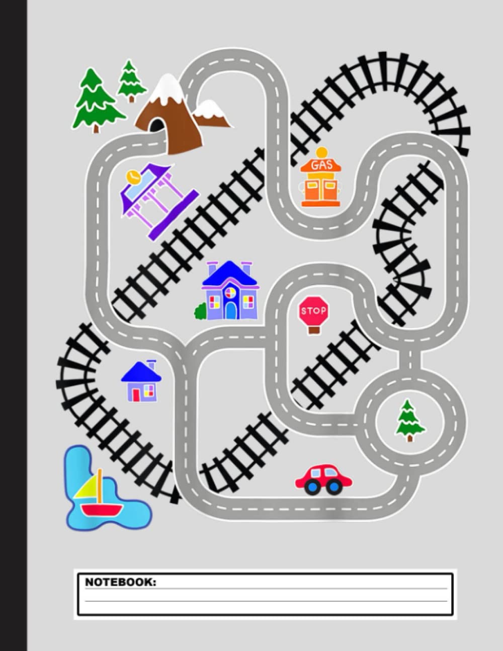 Mens Novelty Gifts for Fathers Day Car Train Playmat Rug Notebook: Lined Train & Railroad Notebook / Journal. Funny Railway Accessories & Novelty ... for Model Train & Steam Locomotive Lover