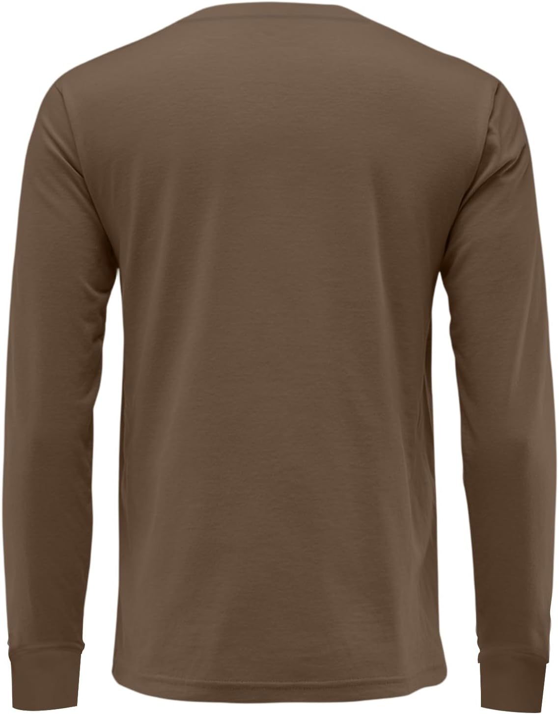 Ymosrh Men's Long Sleeve Lightweight V Neck Athletic Workout Basic Tee Shirts, M-3XL