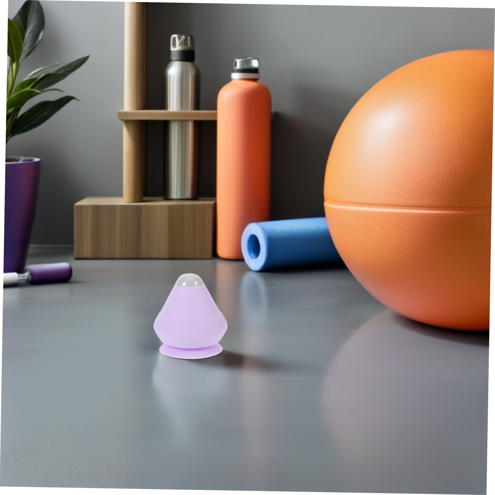 Eléctrico de Fascia con y Calor Bola para Liberación Profunda de Muscular Cuello Hombros y Espalda Herramienta Portátil para Yoga y Fitness Color Púrpura
