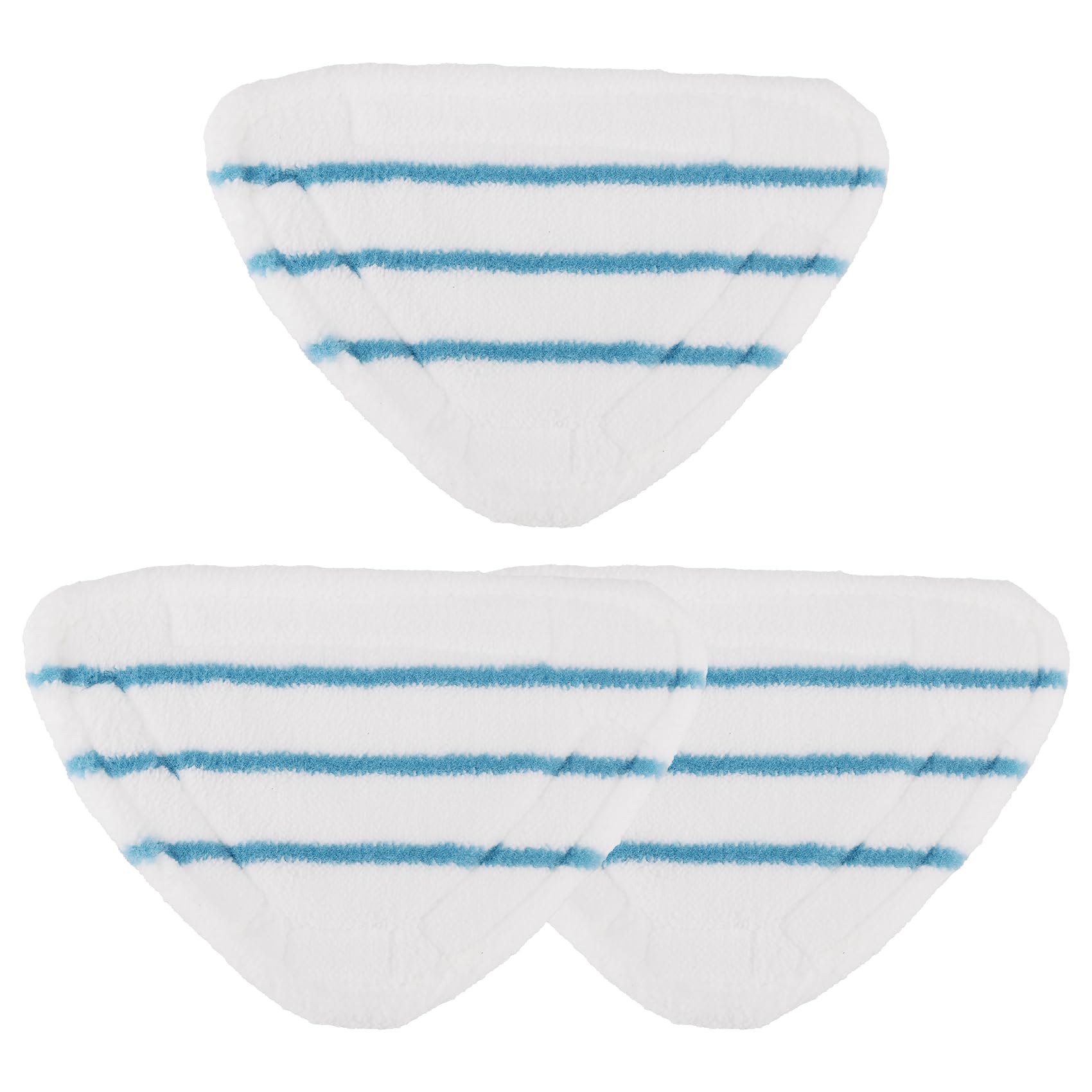 Jrifedptry 3Pcs Steam Mop Replacement Pads Triangle Washable Cloth Cleaning Floor Microfiber Mop Pad Steam Mop Fittings