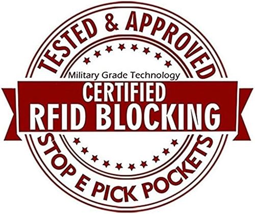 Miniatura 7 de Cartera de cuero con cremallera para hombre, con bloqueo RFID, con cremallera alrededor de la cartera, plegable, con múltiples tarjeteros