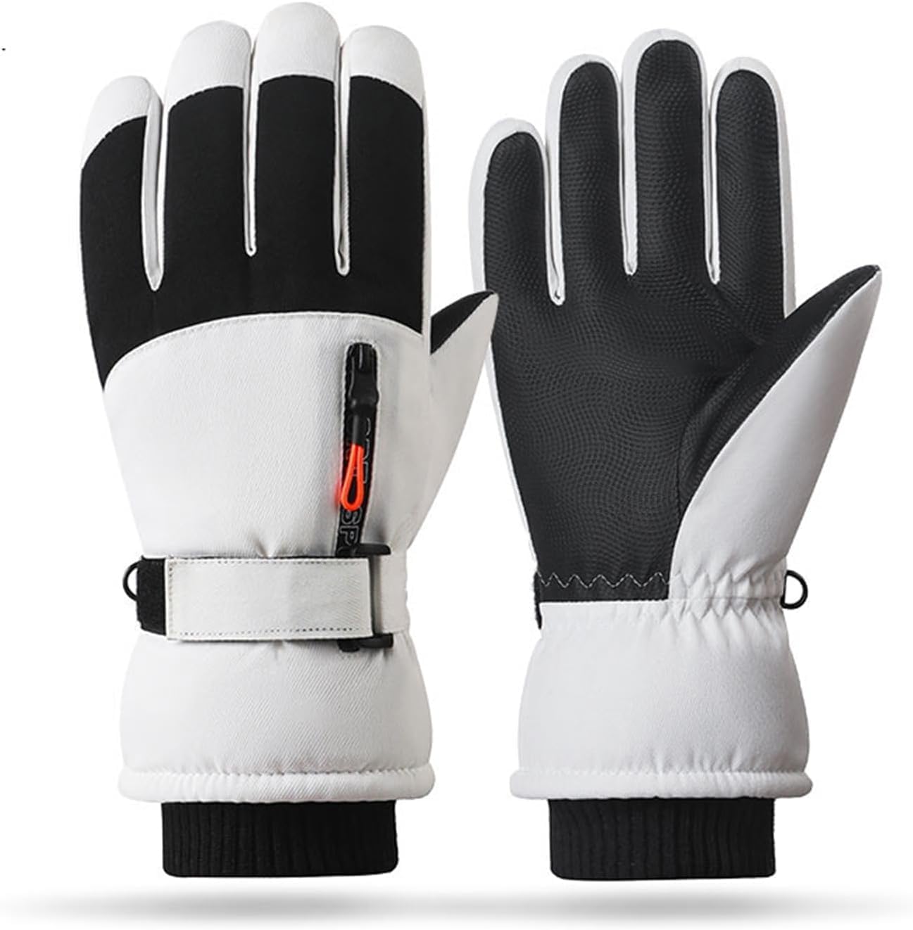 Snow Gloves, Ski Gloves for Cold Weather Winter Gloves, Mittens for Men Women, Warm Waterproof Anti-Slip Touchscreen for Skiing Snowboarding Outdoor Activities（L）
