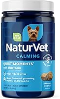 Vista 12 de NaturVet Quiet Moments Suplemento calmante para perros, masticables suaves para perros con melatonina para ayudar a reducir el estrés