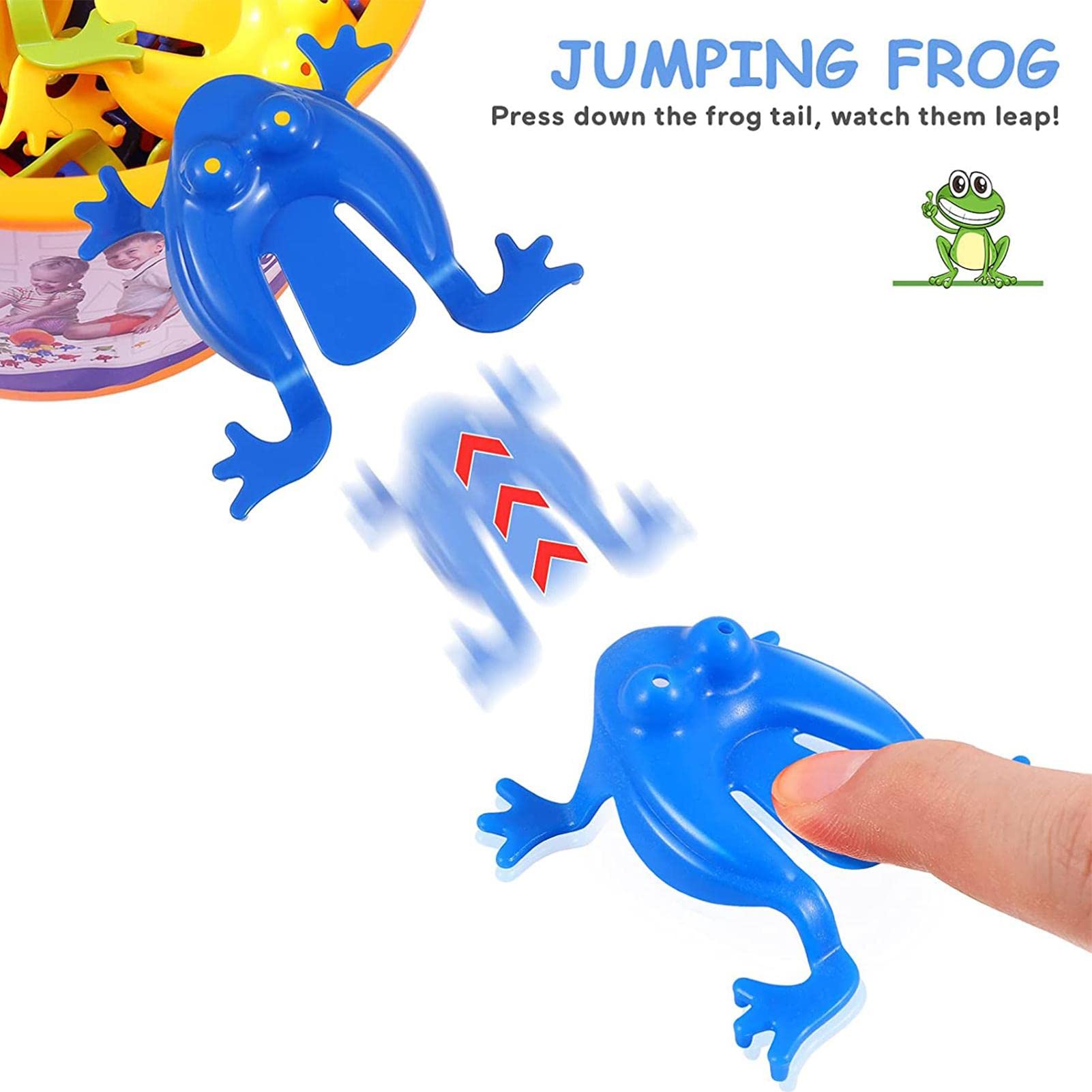 Amazon.co.jp: カエルの喜びジャンプ - 跳躍カエルのおもちゃ
