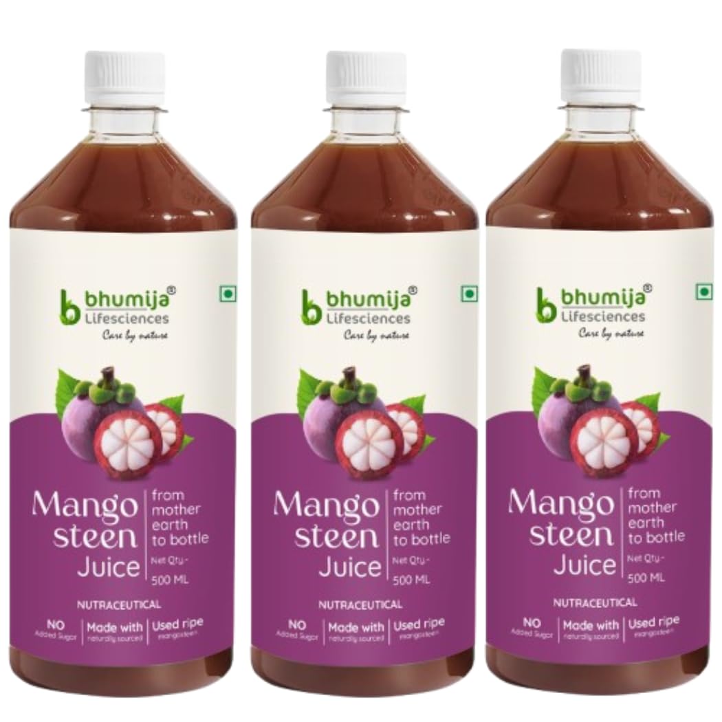 Bhumija Lifesciences Mangosteen Juice 700ml Pack Three