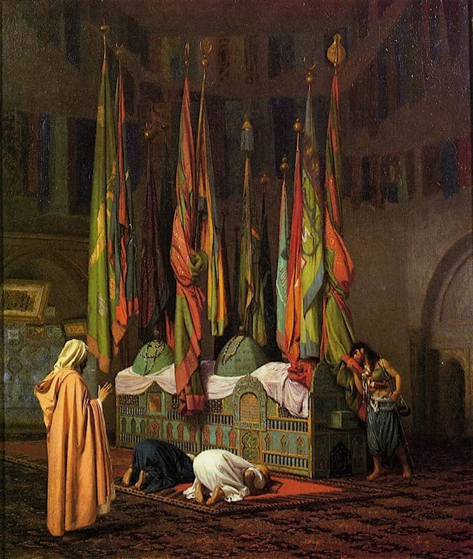 Le tombeau de Hazrat Imam Hisain tableau abstrait pour harmoniser votre foyer