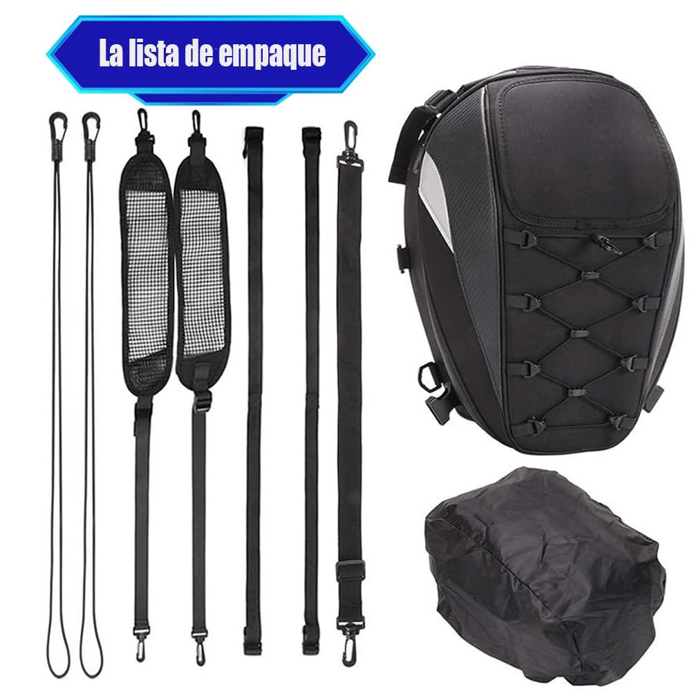 BIGFOX Borsa da sella per moto impermeabile 10-14 l