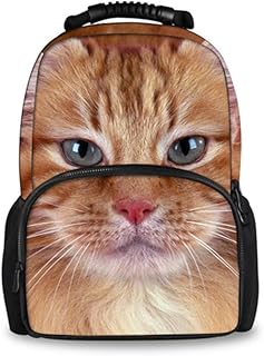 Zaino Simpatico Sacchetto Di Scuola Per Donne Animali Di Gatto 3D Per Borse Studentesse H513A Per Ragazze Di Grande Capacità