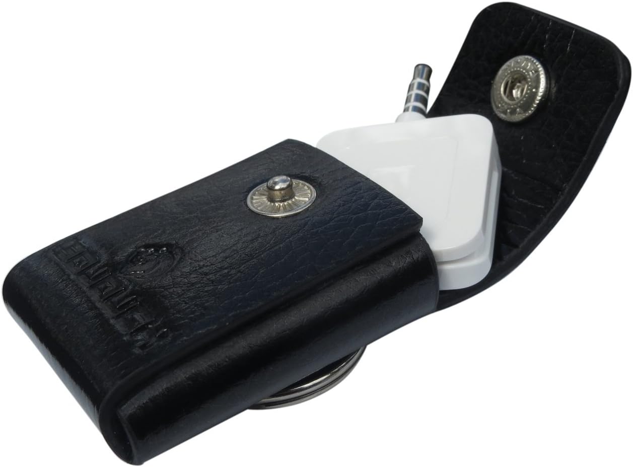 Sqouch; - Square Card Reader Pouch for Credit Card Reader - Premium Leather Square Case for Credit Card Reader - Includes Keychain