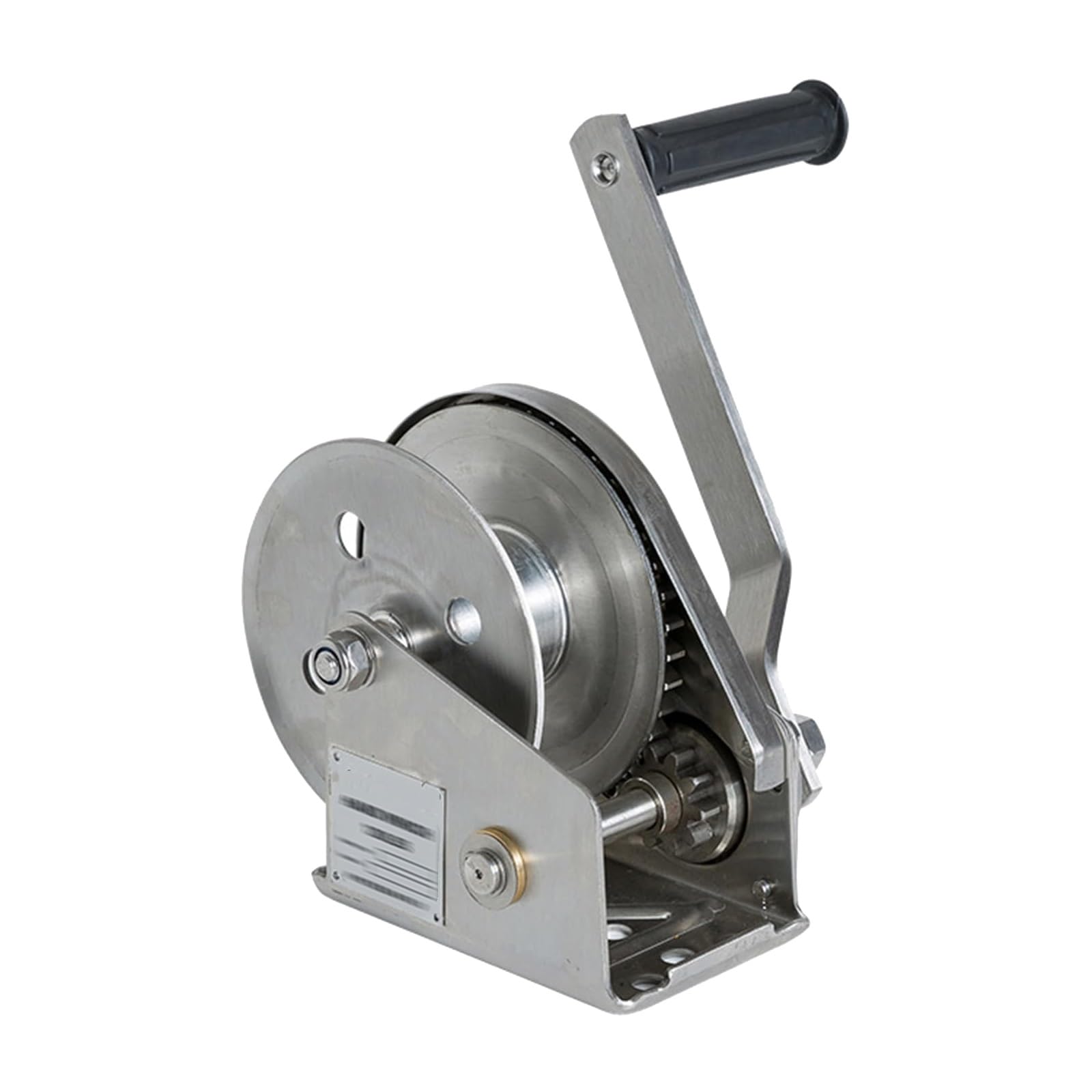 Verricello manuale in acciaio inox, autobloccante, con capacità di sollevamento di 150 kg, manovella portatile per movimentazione di carichi, sollevamento e trazione di carichi pesanti