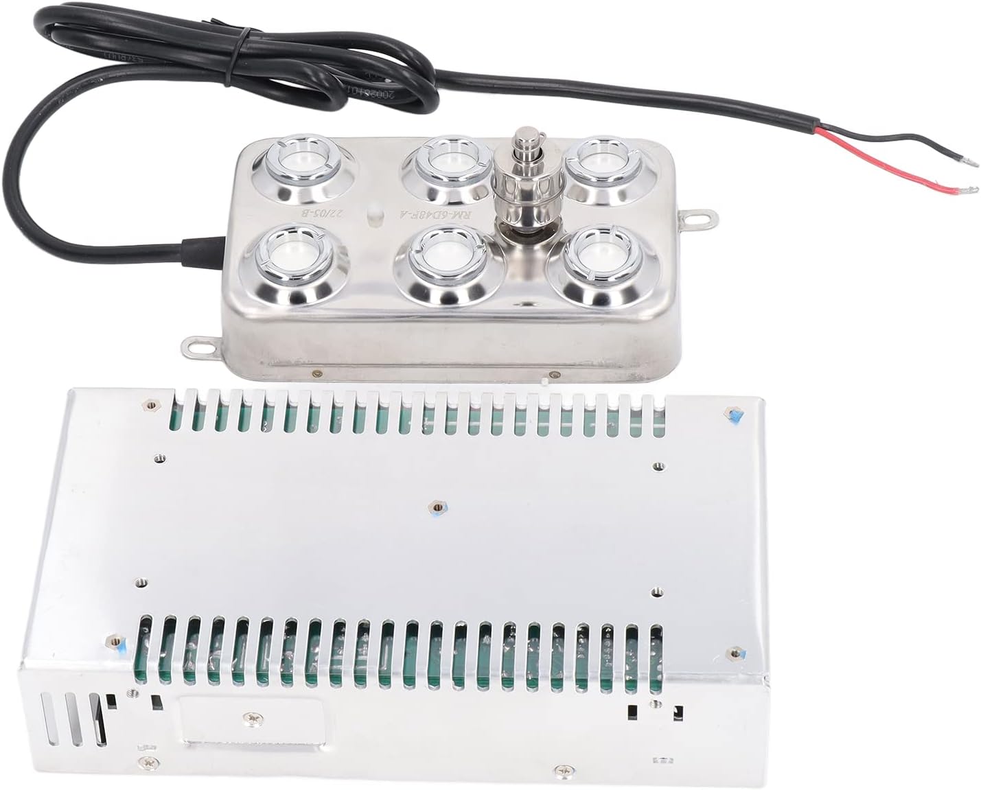 Ultrasonic Mist Maker 6 Head Independent Circuit 304 Stainless Steel Pond Fog Maker Atomizer