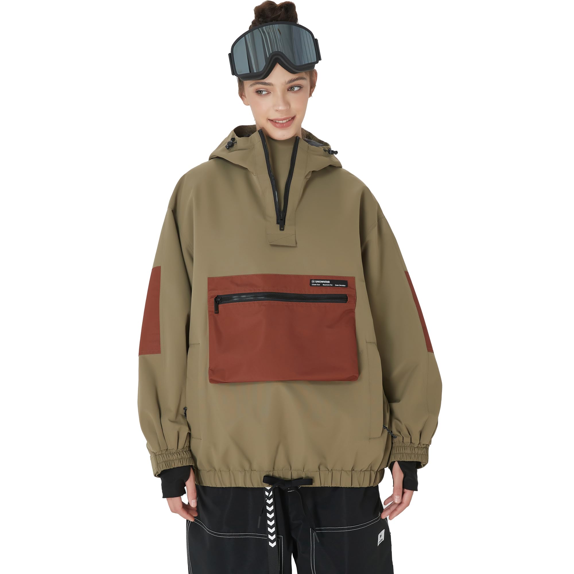 SNOWVERB Baggy Waterproof Snowboard Jacket