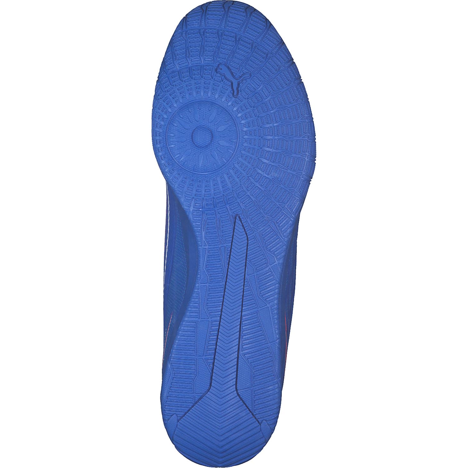 Puma Tenis de fútbol Ultra 6 Play It Unisex, Ultra Blue Puma White Glowing Red, 41 EU