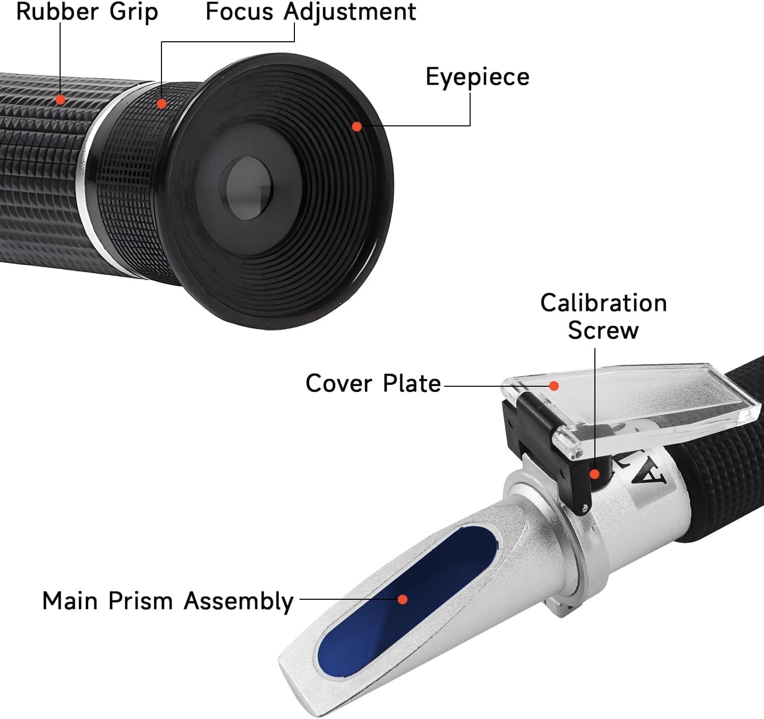 0–28% Salinity Refractometer with ATC, Optical Salt Meter for Sodium Chloride (NaCl) – Sea Water, Brine, Pickle, Food Processing – No Battery Needed, ±0.2% Accuracy