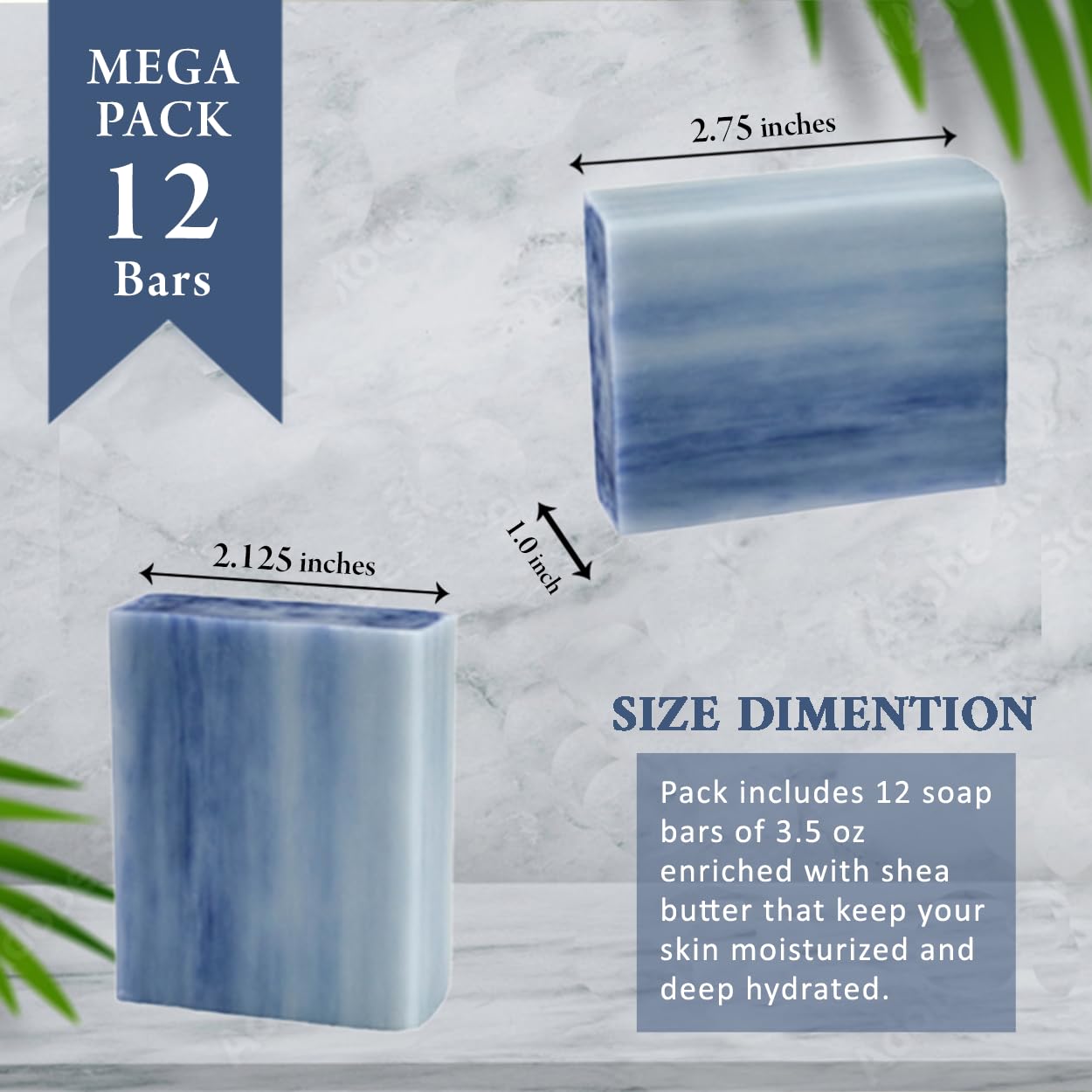 Simple Scents Australia Lilac Scented Natural Soap Bars (12 Bars), 3.5oz Moisturizing French Triple Milled Soap Bars Enriched with Shea Butter - Pure Plant Oil Bath & Body Bars