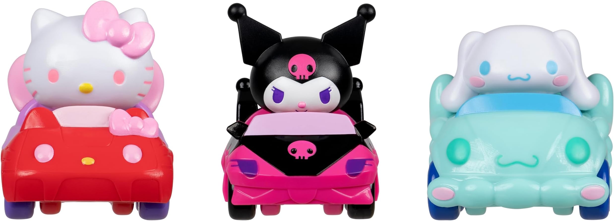 Hello Kitty And Friends 2 Inch Vehicle 3 Pack Features