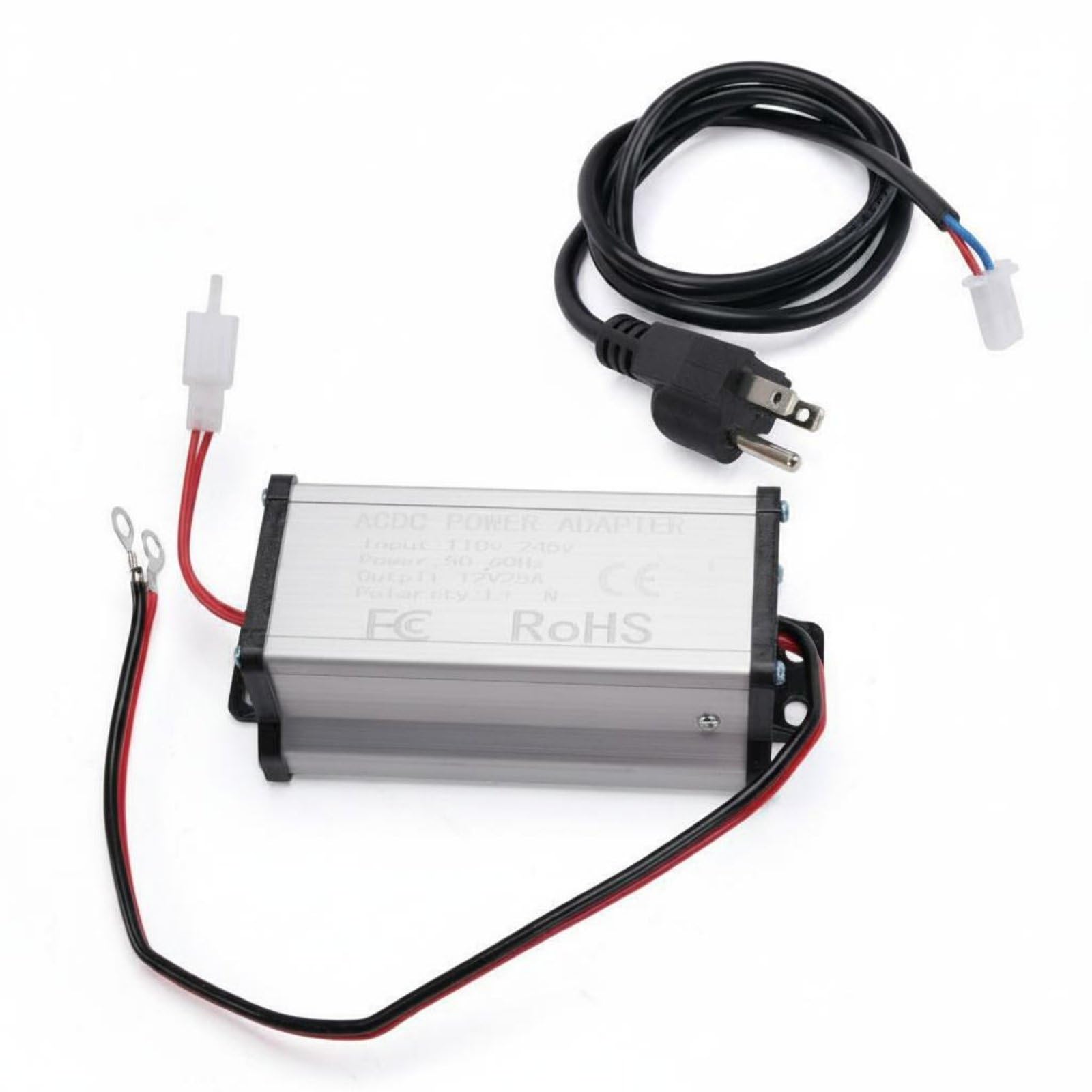 Safe Protection Fuel Heater Power Converter Easy Installation Adapter Stable Output A and C to Dc Transformer Sturdy Metal for Vehicle, Garage, 110V-12V Us | Multipurpose Ac-image-17
