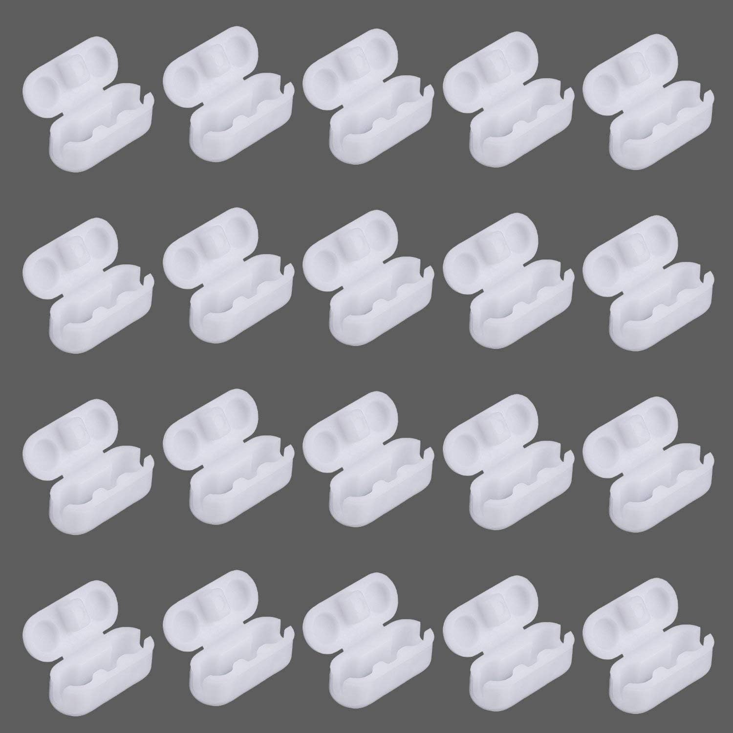20 Pack Replacement Vertical Roman Roller Blind Ball Chain Cord Connector Clips - Image 3