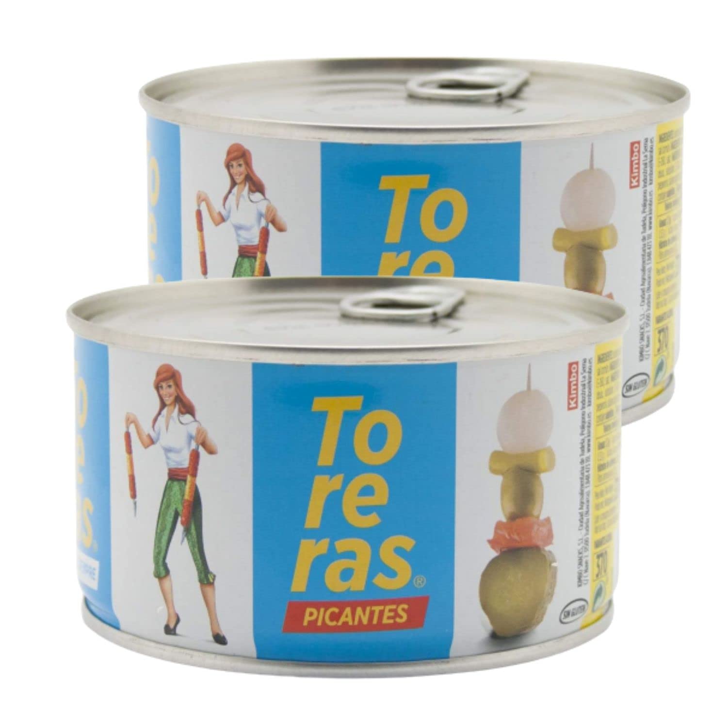 TORERAS Aceitunas - Banderillas de Aceituna, Olivas, Cebolla, Pepinillos en Vinagre, Guindilla, Pimiento - Toreras Tradicionales – Fabricado en España – Pack de 2 - Sin Picante, Sabor Tradicional — view 7