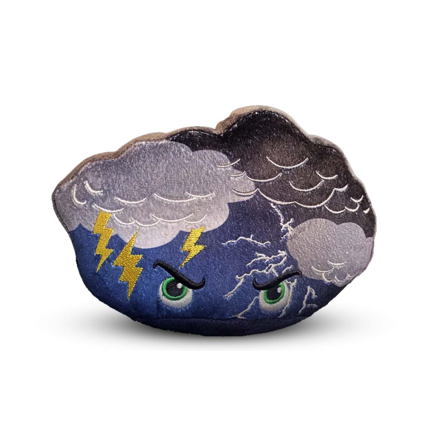 Thunderheads Thunderstorm Plush, Weather-Inspired Educational Soft Collectible with Fact Card for Exploring Earth Science, Gift for Nature Lovers, Storm Chasers, STEM Learning for Families & Friends