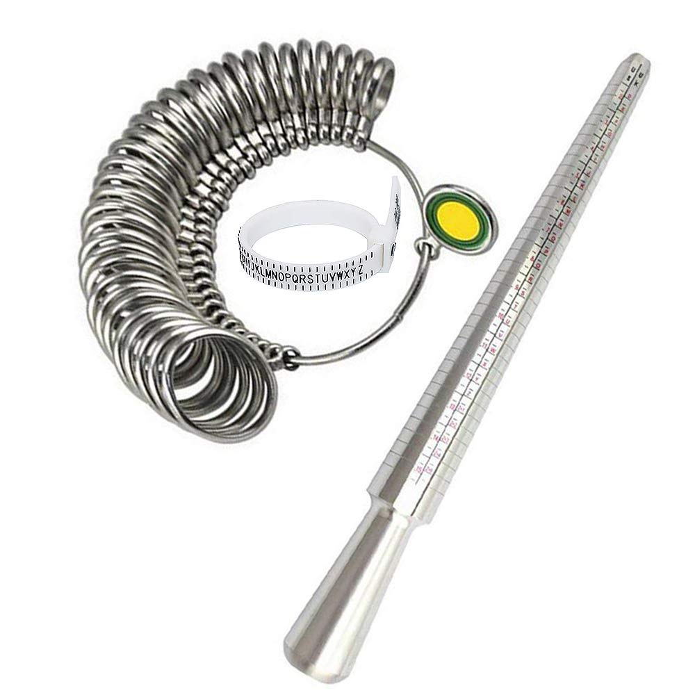 Buy Meowoo Ring Sizer UK Measurement Scales Kit Tools for Measuring