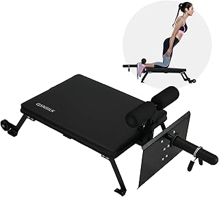 QSN SILK LU Nordic Curl Machine, Hamstring Curl Bench, Compact Glute Bench with wheels, Home Gym Equipment for Leg Workouts