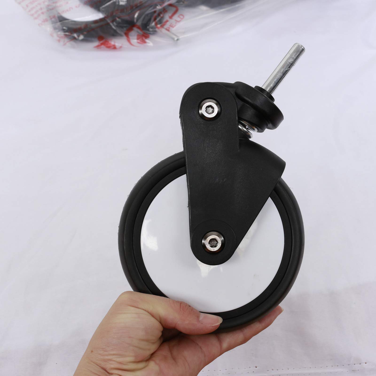 Ruedas giratorias de repuesto para cuna de bebé, ruedas giratorias compatibles con ruedas delanteras Yoyo