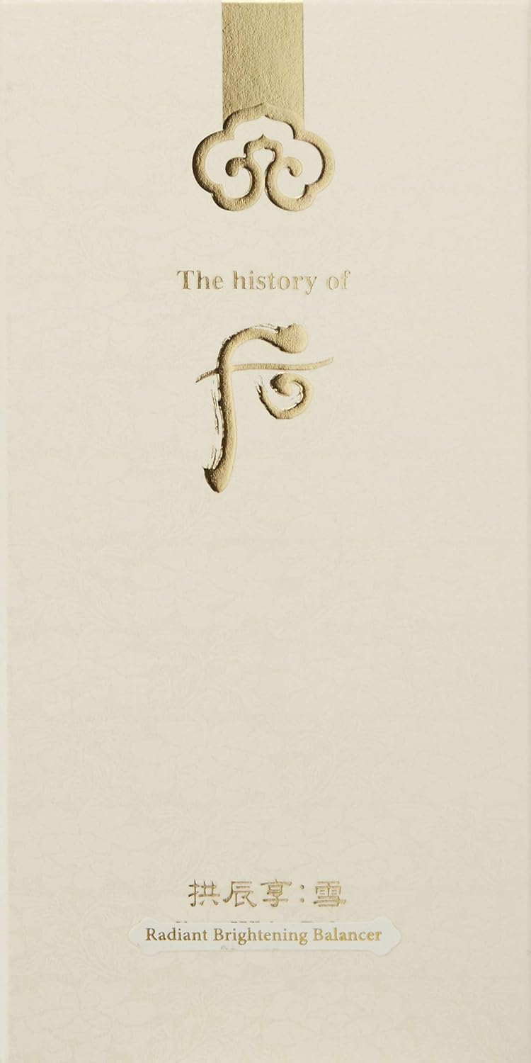 The History of Whoo Gongjinhyang Seol Radiant White Balancer, 5.1 Fl Oz