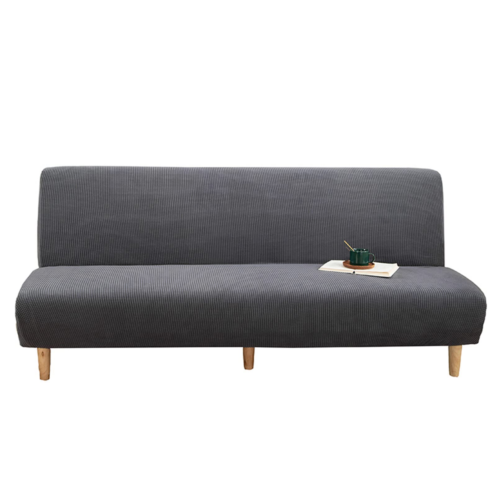 Housse de meuble élastique et durable pour canapé sans accoudoirs