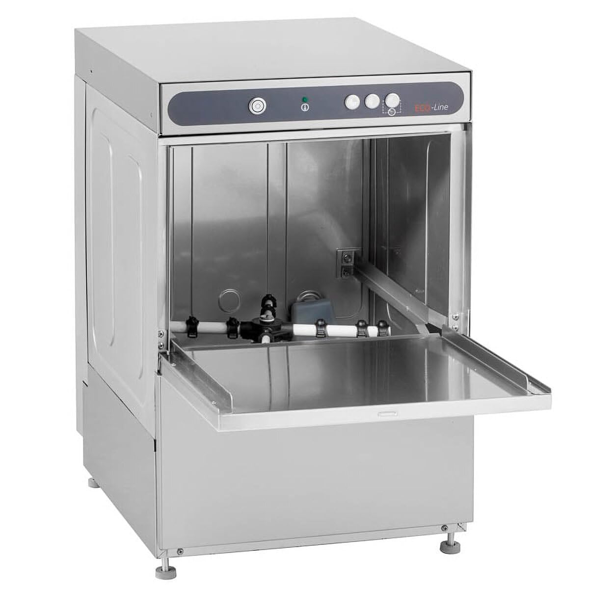 GastroHero ECOLINE-GLSM40S Gläserspülmaschine I Spülmaschine mit Reiniger- und Klarspüldosierer I Korbmaß 40 cm I Gläserspüler für Gastronomie