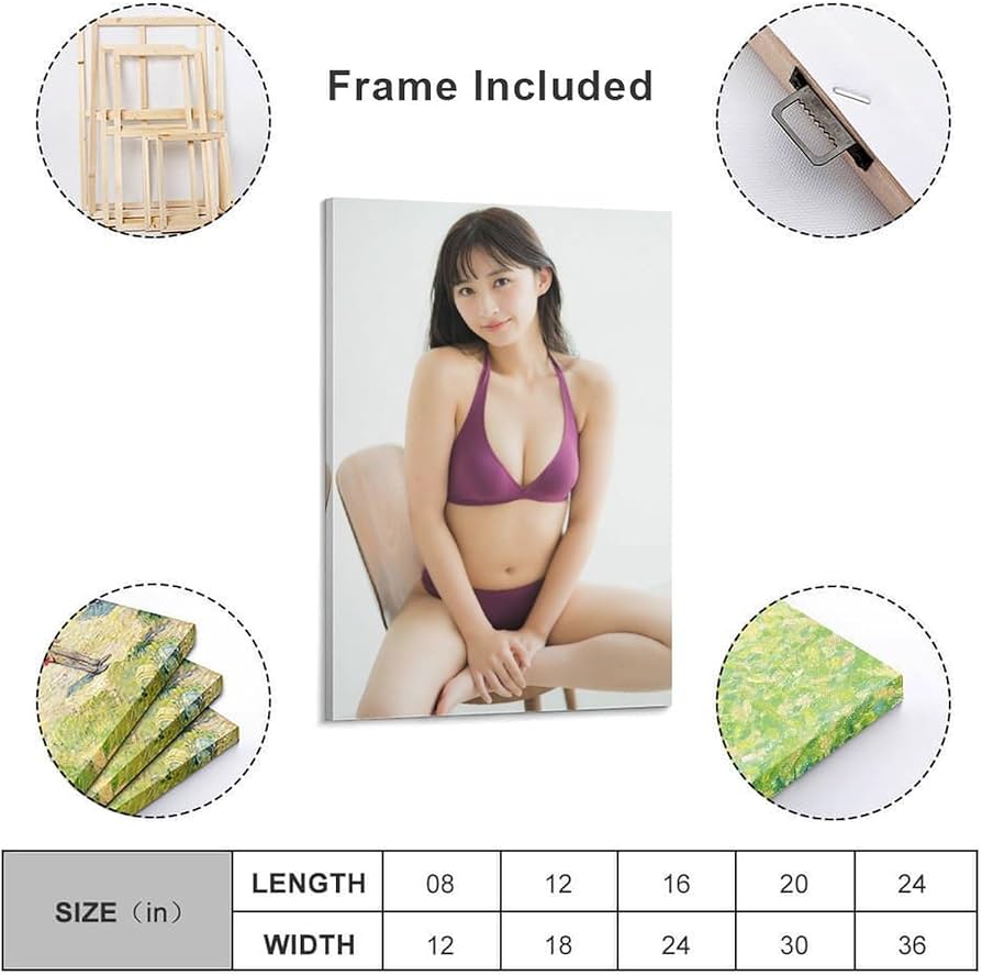 Amazon.co.jp: HKT48松本日向セクシー清純水着かわいいポスターアート