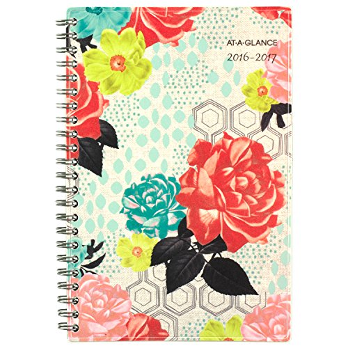 AT-A-GLANCE Academic Year Weekly/Monthly Planner/Appointment Book, July 2016 - June 2017, Chelsea, 4-7/8