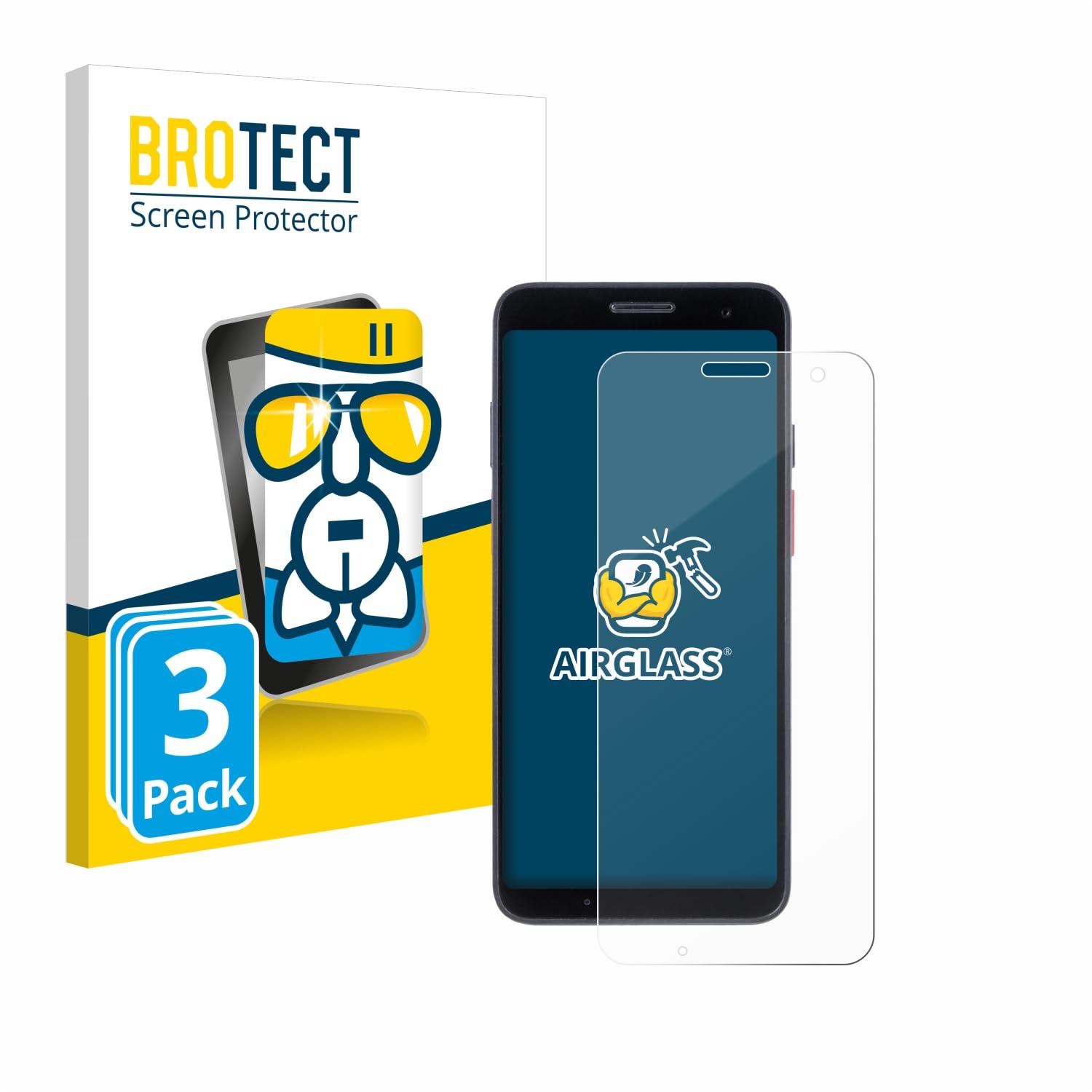 Brotect Protection Écran Verre pour Honeywell CT37 (3 Pièces) Film Protecteur Vitre 9H