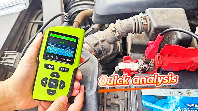 Image of BT90 PRO 2-360Ah Battery Tester with Cloud Printing, 30-3800 CCA, 6V /12V /24V Digital Analyzer, SOH /SOC /Volt /Res /Cranking&Charging Test, Real‑Time Ambient Temp, AGM /EFB /Gel /Li