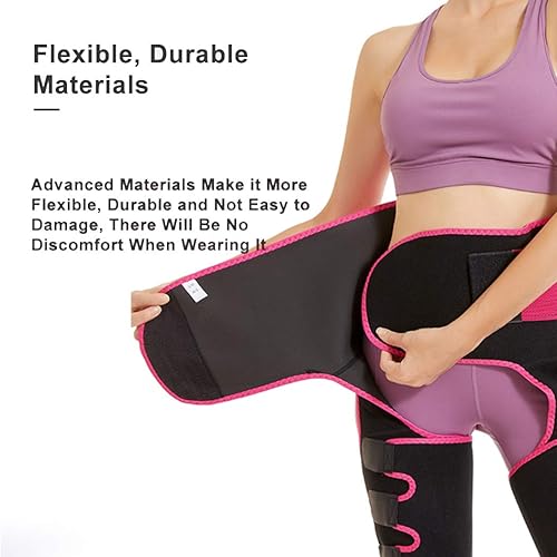 Miniatura 5 de Entrenador de cintura para muslos para mujer, corsé de aumento de la sudoración, moldeador de cuerpo de neopreno, levantador de glúteos, realzador